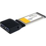 StarTech.com 2 Port ExpressCard SuperSpeed USB 3.0 Card Adapter with UASP Support - 2 x 9-pin Type A Female USB 3.0 USB - Plug-in Module
