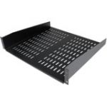 StarTech CABSHELFV 16in 2U Universal Vented Rackmount Cantilever Shelf/Fixed Server Rack Cabinet Shelf 50lbs/22kg