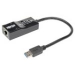 Tripp Lite USB 3.0 SuperSpeed to Gigabit Ethernet Adapter RJ45 10/100/1000 Mbps - 10/100/1000 Mbps