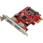 VisionTek 2 Port USB 3.0 PCIe SFF Internal Card - PCI Express - Plug-in Card - 2 USB Port(s) - 2 USB 3.0 Port(s)