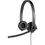 Logitech 981-000518 USB Headset Stereo H650eNoise Cancelling Microphone Black