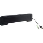 Connectland CL-SPK20138 2.0 Portable Speaker System - 5 W RMS - Black - 150 Hz to 20 kHz