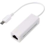 4XEM Micro USB to 10/100Mbps Ethernet Adapter - USB - 1 Port(s) - 1 x Network (RJ-45) - Twisted Pair