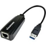 Diamond UE3000  USB to RJ45  USB 3.0 to 10/100/1000 Gigabit Ethernet LAN Network Adapter for Windows 10  8.1  8  7  Mac OS  Linux OS and Chrome OS - USB - 1 Port(s) - 1 x Network (RJ-45