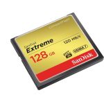 SanDisk Extreme 128 GB CompactFlash - 120 MB/s Read - 85 MB/s Write - Lifetime Warranty