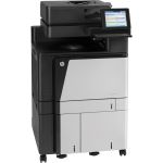 HP LaserJet M880z+ Laser Multifunction Printer-Color-Copier/Fax/Scanner-45 ppm Mono/45 ppm Color Print-1200x1200 Print-Automatic Duplex Print-200000 Pages Monthly-4100 sheets Input-Colo