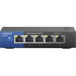 Linksys 5 Port Desktop Gigabit Switch - 5 Ports - 2 Layer Supported - Twisted Pair - Desktop  Wall Mountable - Lifetime Limited Warranty