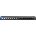 Linksys LGS116 16-Port Gigabit Ethernet Switch - 16 Ports - 2 Layer Supported - Twisted Pair - Desktop  Wall Mountable - Lifetime Limited Warranty