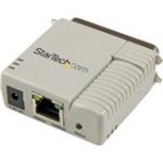 StarTech.com 1 Port 10/100 Mbps Ethernet Parallel Network Print Server - 1 x Network (RJ-45) - Fast Ethernet - External - 100 Mbit/s