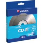 Verbatim 97955 52x CD-R 700MB 80min 10pk 