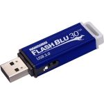 Kanguru FlashBlu30 with Physical Write Protect Switch SuperSpeed USB3.0 Flash Drive - 16 GB - Write Protection Switch  Shock Resistant  ReadyBoost  TAA Compliant