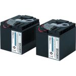 eReplacements Compatible Sealed Lead Acid Battery Replaces APC SLA55  APC RBC55  for use in APC Smart-UPS DLA2200  SMT2200  SMT3000  SUA2200  SUA3000  SUA48xlbp  SUA5000 - Sealed Lead A