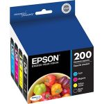 Epson DURABrite Ultra 200 Ink Cartridge - Cyan  Magenta  Yellow  Black - Inkjet - 175 Pages Black  165 Pages Cyan  165 Pages Magenta  165 Pages Yellow - 4 / Pack