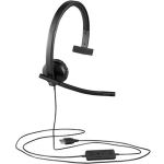 Logitech 981-000570 USB Headset Mono H570e Wired 31.50Hz 20kHz Over-the-head Monaural Supra-aural Noise Cancelling