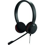 Jabra Evolve 20 Microsoft Lync Stereo - Stereo - USB - Wired - Over-the-head - Binaural - Supra-aural - Noise Cancelling Microphone - Noise Canceling