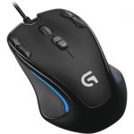 Logitech 910-004360 G300S Optical Gaming Mouse - Cable - USB - 2500 dpi - Scroll Wheel - 9 Button(s) - Symmetrical