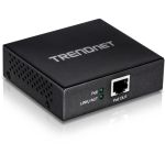TRENDnet Gigabit PoE+ Repeater/Amplifier  1 x Gigabit PoE+ In Port  1 x Gigabit PoE Out Port  Extends 100m For Total Distance Up To 200m (656 ft)  Supports PoE(15.4W) & PoE+(30W)  Black