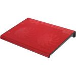 Aluratek Slim USB Laptop Cooling Pad (Red) - 2 Fan(s) - 800 rpm rpm - Metal - Red