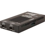 Transition Networks Stand-alone Fiber to Fiber Media Converter - 10 Gigabit Ethernet - 10GBase-X - 2 x Expansion Slots - SFP+ - 2 x SFP+ Slots - Power Supply - Standalone - TAA Complian