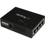 StarTech.com 4 Port Gigabit Midspan - PoE+ Injector - 802.3at and 802.3af - 120 V AC  230 V AC Input - 52 V DC  2.31 A Output - 4 Input Port(s) - 4 Output Port(s) - 30.80 W - Wall Mount