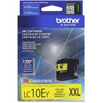 Brother Genuine LC10EY INKvestment Super High Yield Yellow Ink Cartridge - Inkjet - Super High Yield - 1200 Pages - Yellow - 1 Each