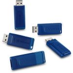 Verbatim 8GB USB Flash Drive - 5pk - Blue - 8 GBUSB - Blue - 5 Pack
