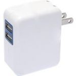 4XEM 2 Port USB Wall Charger - 120 V AC  230 V AC Input - 5 V DC/2.10 A Output
