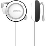 Koss KSC21 Earphone - Stereo - White - Mini-phone - Wired - 36 Ohm - 50 Hz 18 kHz - Over-the-ear - Binaural - Supra-aural - 4 ft Cable