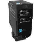 Lexmark Unison Original Toner Cartridge - Laser - High Yield - 16000 Pages - Cyan - 1 Each