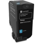 Lexmark Unison Original Toner Cartridge - Laser - Standard Yield - 3000 Pages - Cyan - 1 Each