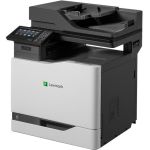 Lexmark CX820de Laser Multifunction Printer-Color-Copier/Fax/Scanner-52 ppm Mono/52 ppm Color Print-1200x1200 Print-Automatic Duplex Print-200000 Pages Monthly-650 sheets Input-Color Sc