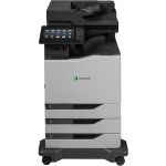 Lexmark CX825dte Laser Multifunction Printer - Color - Copier/Fax/Printer/Scanner - 55 ppm Mono/55 ppm Color Print - 2400 x 600 dpi Print - Automatic Duplex Print - Up to 250000 Pages M