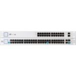 Ubiquiti US-48 Ethernet Switch 48 Network 2 Expansion Slot Manageable Optical Fiber Twisted Pair Modular 2 Layer Supported - 1U