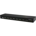 StarTech.com 8-Port USB to Serial Adapter Hub - USB to RS232 Port Adapter with Daisy Chain - Rackmount - 1 Pack - External - USB 2.0 - Mac  Linux  PC - 8 x Number of Serial Ports Extern