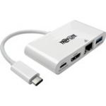 Tripp Lite USB C to HDMI Multiport Video Adapter Converter w/ USB-A Hub  USB-C PD Charging Port & Gigabit Ethernet Port  USB Type C to HDMI  USB Type-C - for Notebook/Tablet PC/Desktop