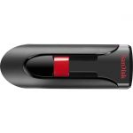 SanDisk 256GB Cruzer Glide USB2.0 Flash Drive - 256 GB - USB 2.0 - Black  Red - 128-bit AES - 2 Year Warranty