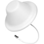 WeBoost 4G LTE/ 3G High Performance Wide-Band Dome Ceiling Antenna (F-Female) - 698 MHz  1.71 GHz to 960 MHz  2.70 GHz - 4 dB - Cellular Network  Signal Booster - White - Ceiling Mount