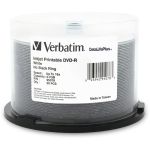 Verbatim 95078 50PK DVD-R 4.7GB 16X White Inkjet Print Datalifeplus Spindle