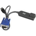 HPE KVM Console USB Interface Adapter - 1 Computer(s) - 1 x Network (RJ-45) - 1 x USB - 1 x VGA
