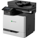 Lexmark CX820 CX820de Laser Multifunction Printer-Color-Copier/Fax/Scanner-52 ppm Mono/52 ppm Color Print-2400x600 Print-Automatic Duplex Print-200000 Pages Monthly-650 sheets Input-Col