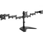 V7 DS1FST-1N Triple Swivel Desk Stand Mount VESAMountable 100x100 or 75x75 up to 17.64lbs each arm up to 27in Monitors