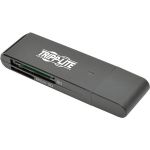 Tripp Lite USB 3.0 SuperSpeed SD/Micro SD Memory Card Media Reader - SD  SDHC  SDXC  Dual-Voltage MultimediaCard (MMC)  High Speed MultiMediaCard (HS-MMC)  Reduced Size MultiMediaCard (