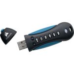 Corsair Flash Padlock 3 16GB Secure USB 3.0 Flash Drive - 16 GB - USB 3.0 - 256-bit AES - 5 Year Warranty