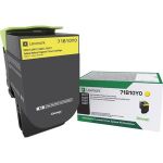 Lexmark Toner Cartridge - Yellow - Laser - 2300 Pages - 1 Each