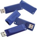 Verbatim 16GB USB Flash Drive - 16 GB - USB - Blue - 5/Pack