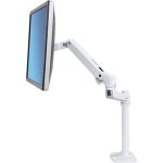 Ergotron Mounting Arm for Monitor - White - 1 Display(s) Supported32in Screen Support - 25 lb Load Capacity - 100 x 100 VESA Standard