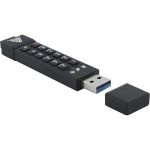 Apricorn Secure Key 3z - USB 3.1 Flash Drive-128GB - 128 GB - USB 3.1 - Aluminum - 256-bit AES