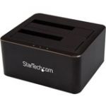 StarTech.com Dual Bay SATA HDD Docking Station for 2 x 2.5 / 3.5in SATA SSD / HDD - USB 3.0 - SATA Hard Drive Docking Station - 2 x Total Bay - 2 x 2.5in/3.5in Bay - UASP Support - Seri