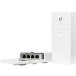 Ubiquiti N-SW Outdoor 4-Port PoE Passthrough Switch - 4 x Gigabit Ethernet Network - Twisted Pair - 2 Layer Supported