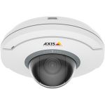 AXIS M5065 2 Megapixel Network Camera - Color - Motion JPEG  H.264  MPEG-4 AVC - 1920 x 1080 - 2.20 mm - 11 mm - 5x Optical - RGB CMOS - Cable - Dome - Ceiling Mount